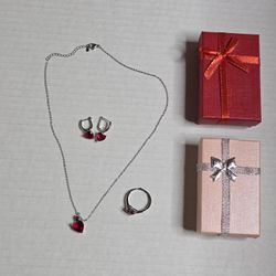 Valentine's Gifts Jewlery Set