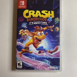 Crash Bandicoot 4 New And Sealed for Nintendo Switch 