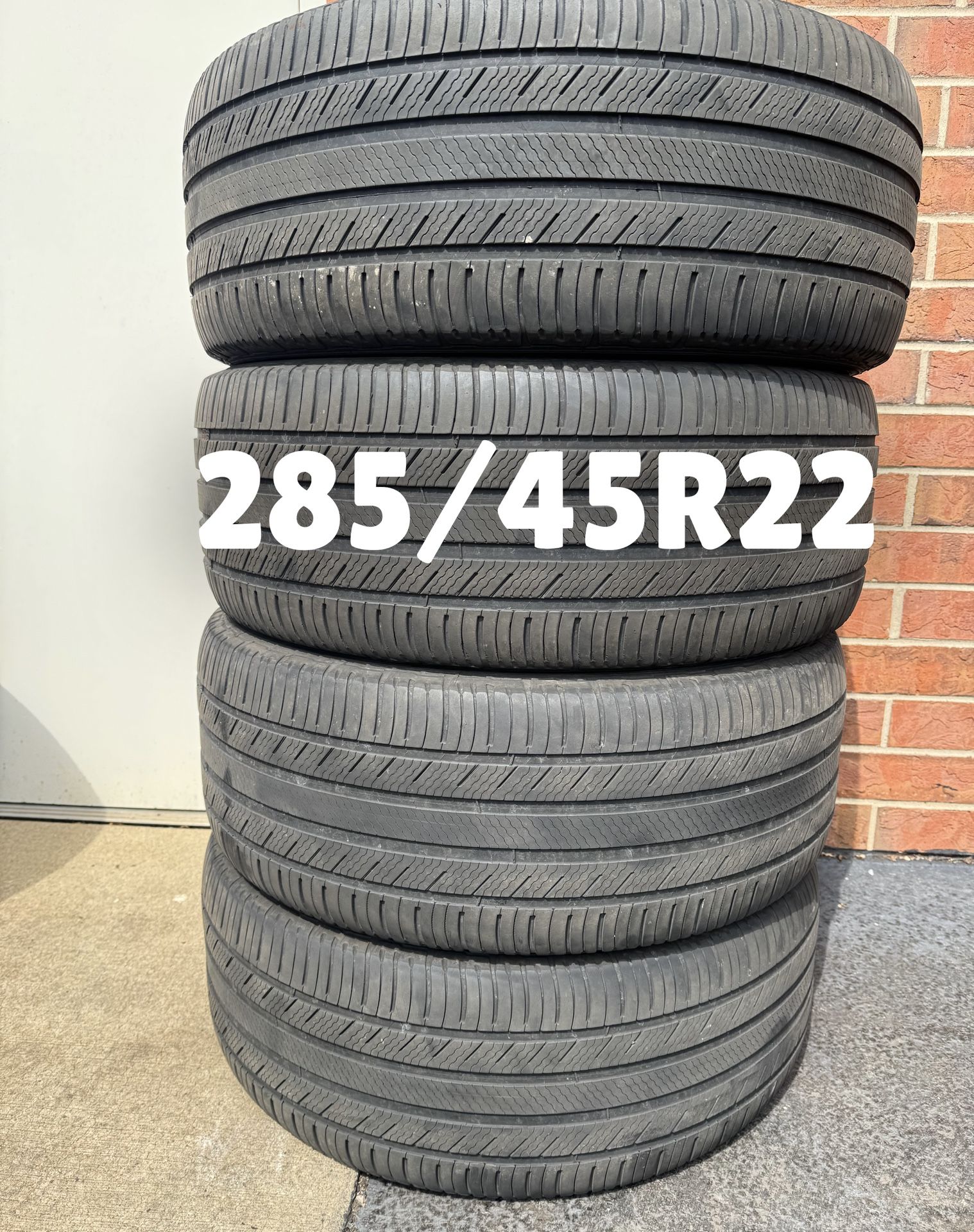 4—285/45R22 Michelin Tires