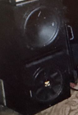 2 12’s in box. One is kicker comp and one is Rockford fosgate r-1