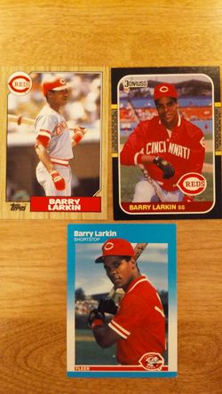 BASEBALL CARDS BARRY LARKIN ROOKIES
