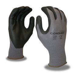 Conquest Work Gloves: 6905, Micro-Foam Nitrile-Coated, Polyurethane, Industrial (12)