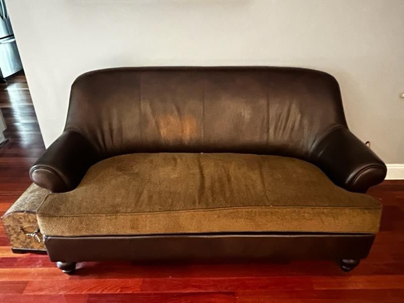 FREE Leather And Cushioned Couch