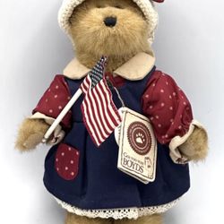 Boyds Bears Bailey Americana Patriotic 9" Plush Poseable Teddy #9199-18 w/Tags
