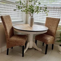 Wicker Dining Chairs Only