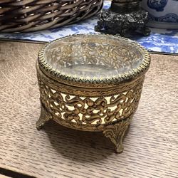 Vintage Jewelry Casket Box