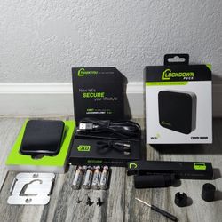 Lockdown Puck Monitoring System with WiFi, Free Updated App, Door Sensor, Motion and Temperature Detection and Easy Install for Vault, House and Room 