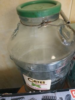Antique pickle jar