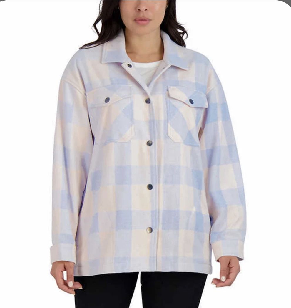WOMENS XL MID WEIGHT SHIRT JACKET. NEW WITH TAGS.