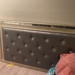 King Headboard,Footboard And Side Slats