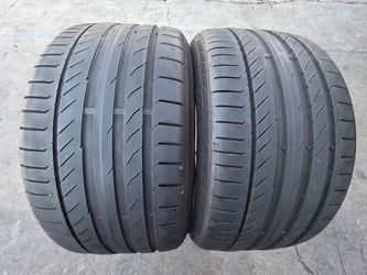 2 USED TIRES CONTINENTAL 265/30/20