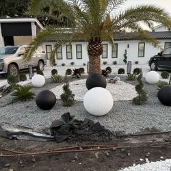 Concrete Spheres 4 Sizes Brand New All Colors Free Delivery 