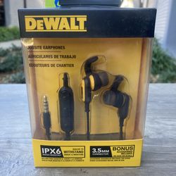 DeWalt Jobsite Earphones 