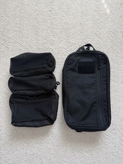 Recycled Firefighter 12Hr Backpack w/ Velcro Panel & Pouches