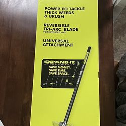 Ryobi Expand-It Brush Cutter Attachment Brand New (attachment+blade Only, No Battery Or Motor Included)
