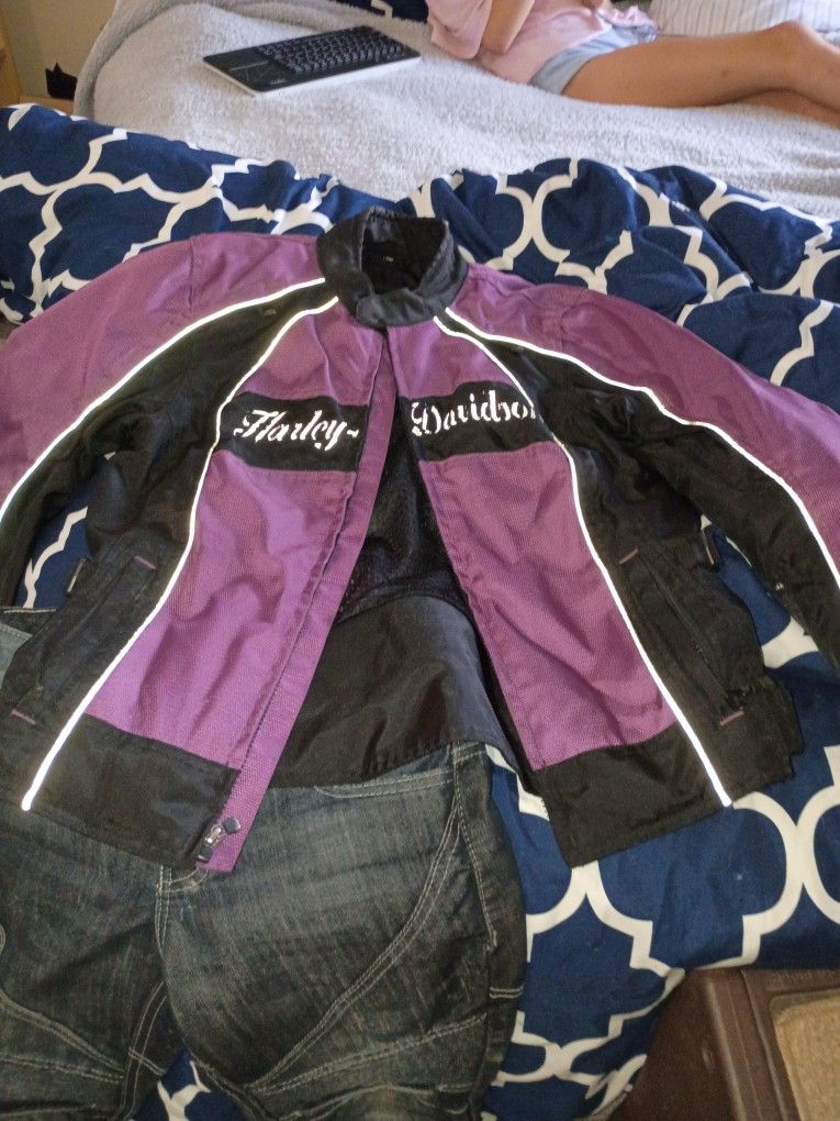 Harley-Davidson Motorcycle Jacket And Strength & Speed Motorcycle Pants