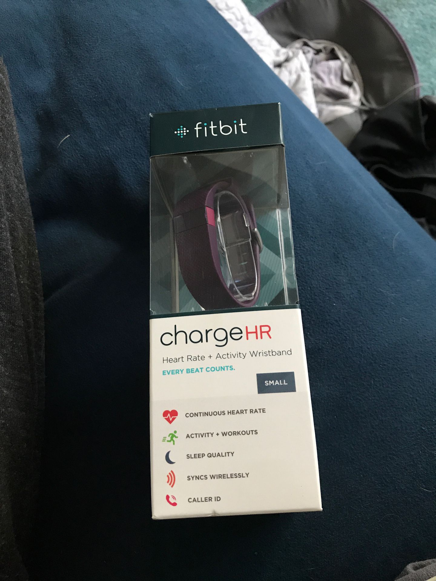 Fitbit HR everything included in box, 20$OBO NEED GONE