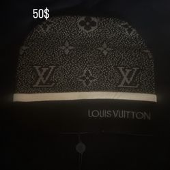 Black Lv Beanie 