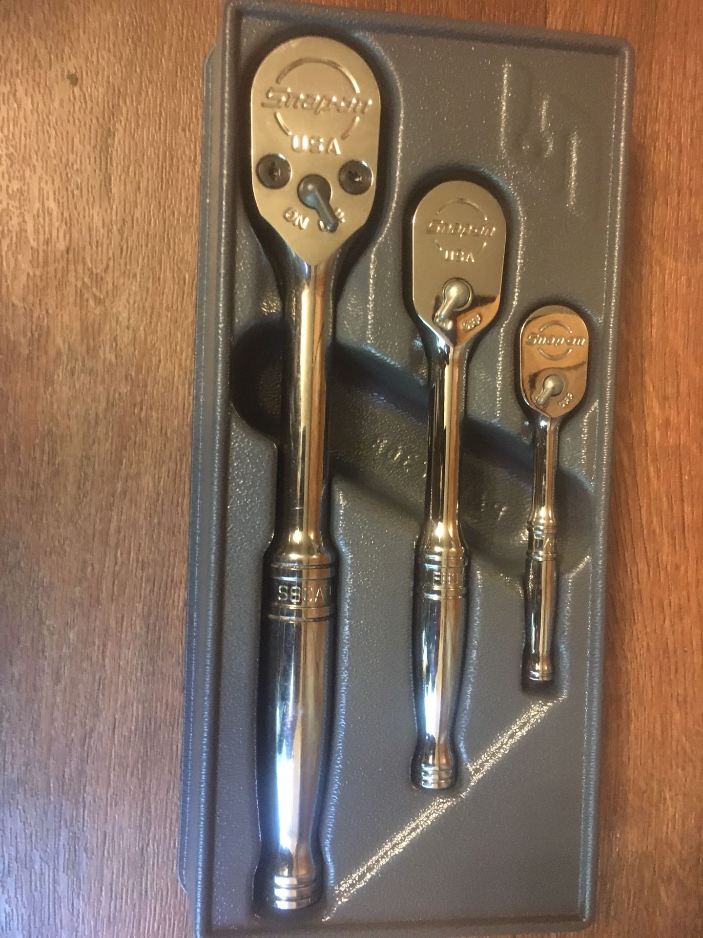 Snap On 3 Pc Ratchet Set