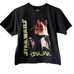 Youth xlarge Star Wars jar jar vintage 90s tshirt