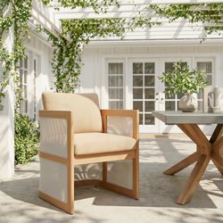 Nue Brown Outdoor Dining Chair
