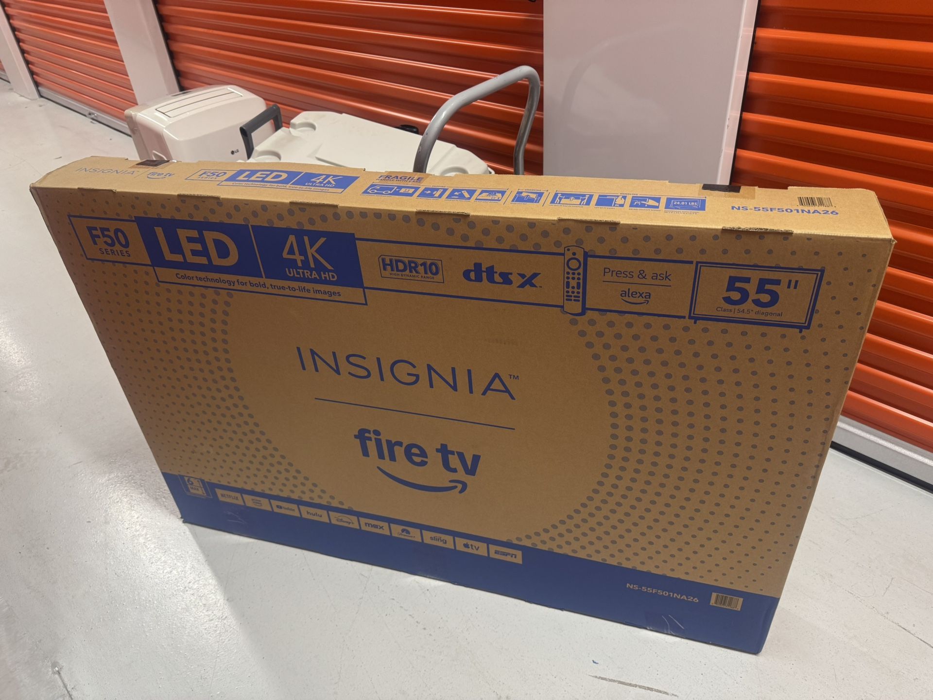 55” 4K Smart TV With Stand And 5 Year Protection Plan