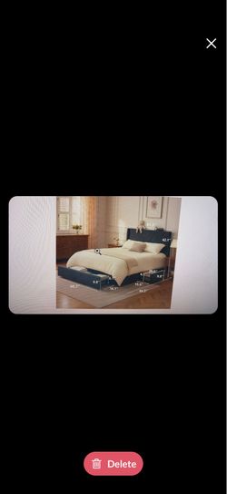 Comhoma queen bed frame in excellent condition.