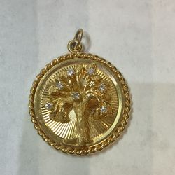 14k Gold Pendant #109511-1 MJ