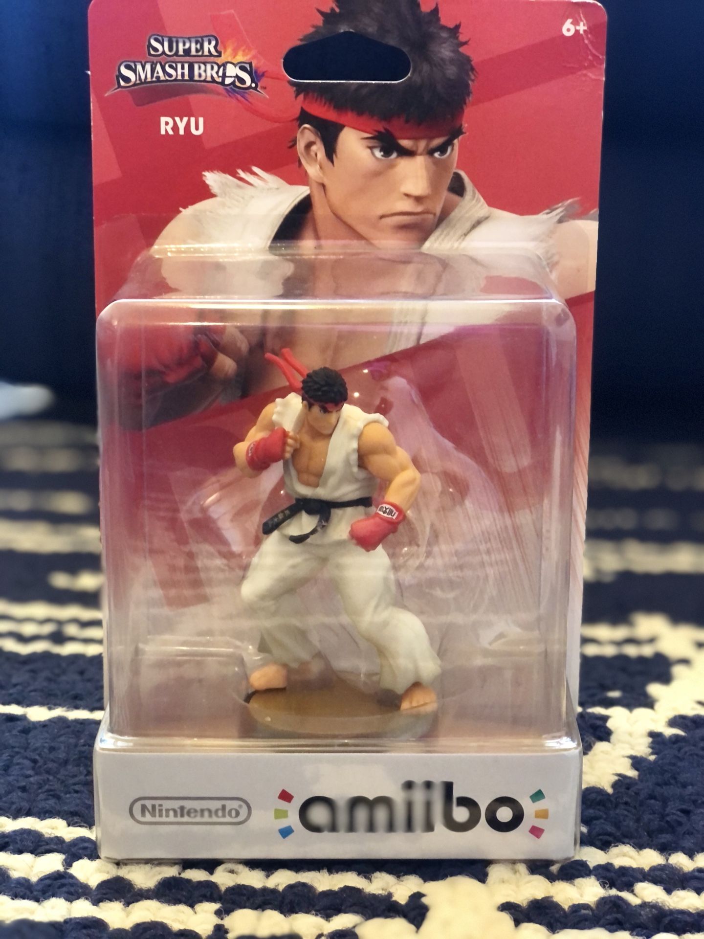 Nintendo Amiibo Ryu Super Smash Bros Street Fighter Nintendo Switch/Wii U/3DS