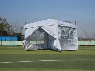 Brand New 10x10 Pop-Up Canopy Tent with Side Walls (2 Colors)