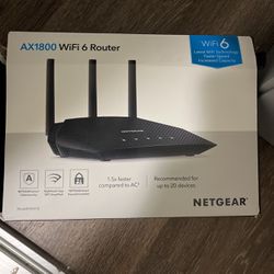 Netgear AX-800 WiFi 6 Router