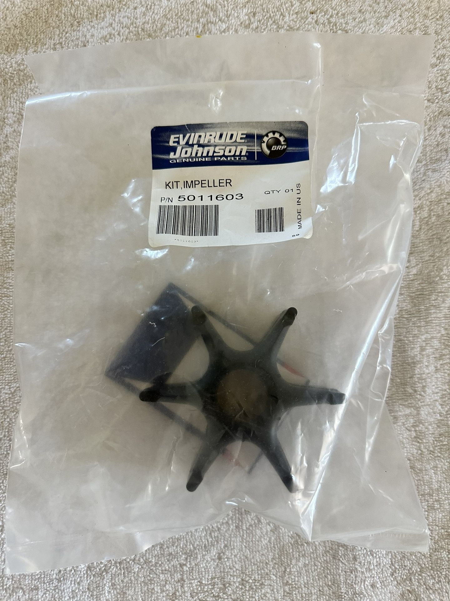 Evinrude Johnson Water Pump Impeller
