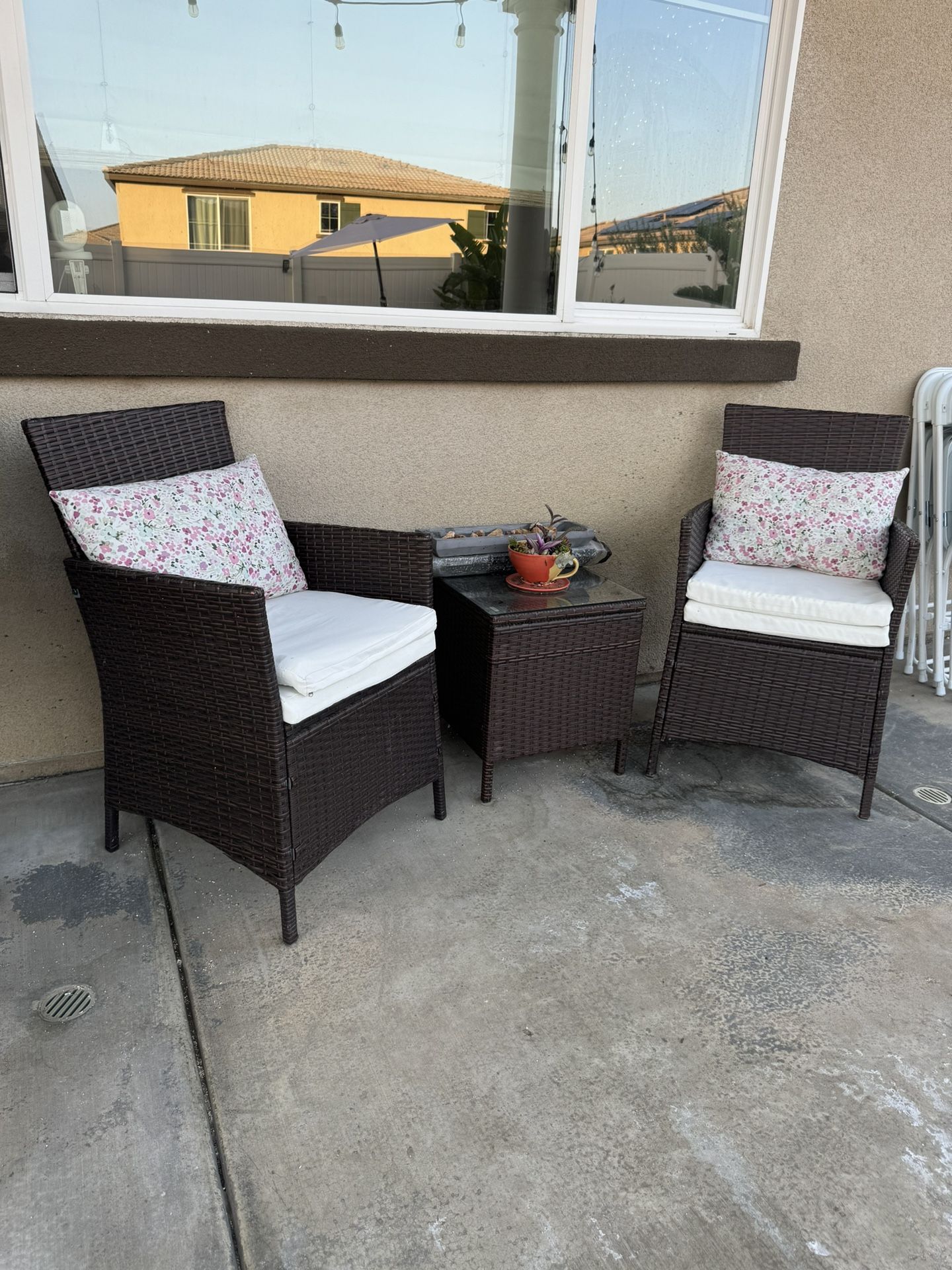 3 Pieces Patio Furniture Set, Outdoor
