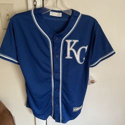 Kansas City Royals Majestic MLB Youth Jersey M 