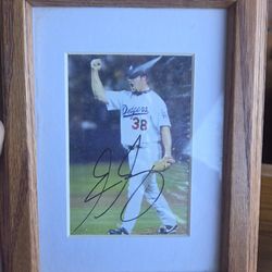 Eric Gagne 5x7 Autographed Picture