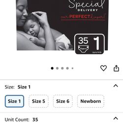 Huggies Special Delivery Hypoallergenic Diapers, Size 1, 35 Ct