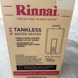 Rinnai Tankless Water Heater 