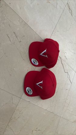 Red Vineyard little league hats