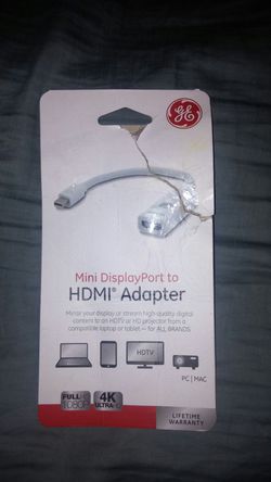 New Mini Display Port to HDMI Adapter