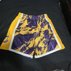 LA Lakers basketball shorts