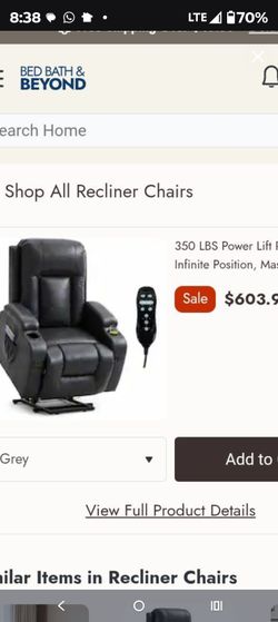 POWER LIFT RECLINER MASSAGER