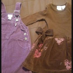 (2) Size 18 months girls dresses 