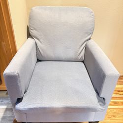Single Sofa Accent Chair Grey Fabric qty 2 OBO
