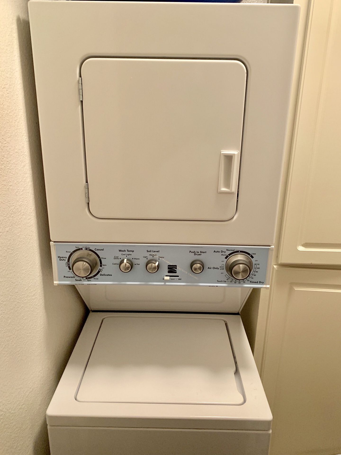 Kenmore Washer/Dryer stackable unit- excellent condition