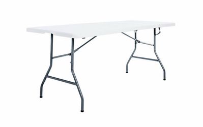 6 Ft Dorm Picnic Folding Banquet Table Off White