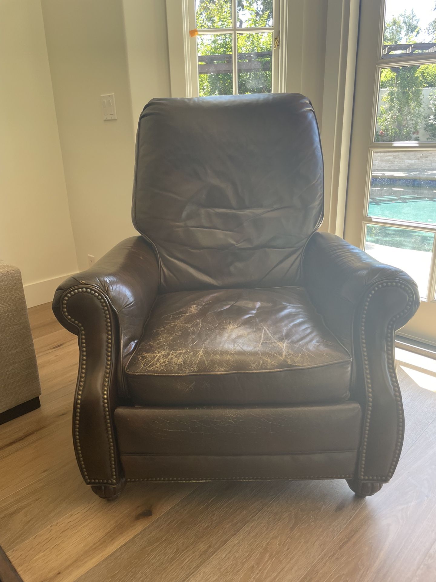 Hancock And Moore Leather Recliner