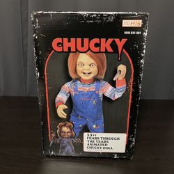 CHUCKY DOLL 3.5 Ft ANIMATED Halloween Prop Home Depot Exclusive  IN HAND