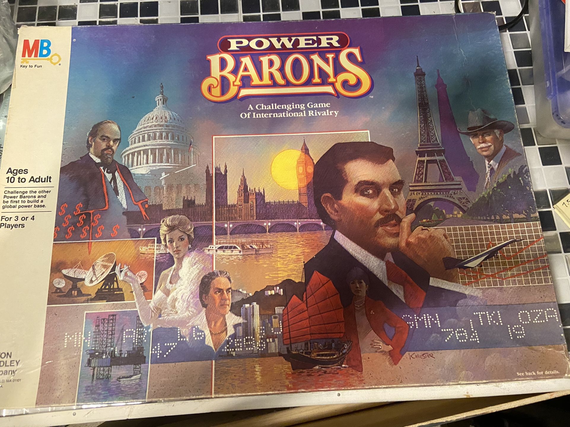 Power Barons Board Game