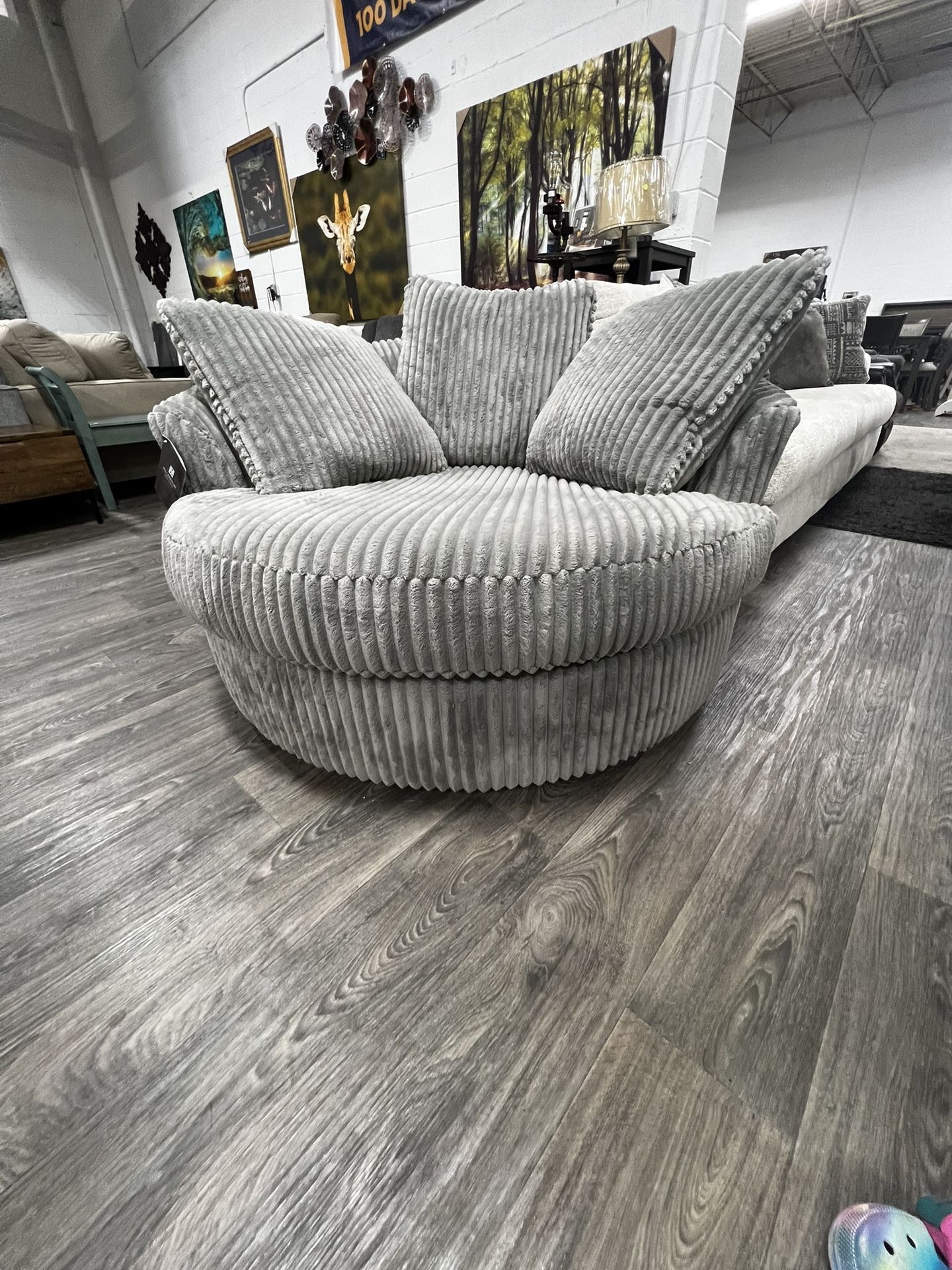 Comfy Oversized Swivel Chair