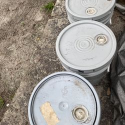 3 white buckets 5 gallons each . Altogether $160 Located Mount Dora Fla 32757